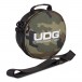 DIGI Headphone Bag, Black Camo/Orange - Angled Closed w/ Strap