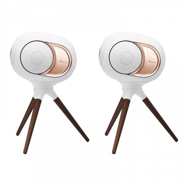 Devialet Treepod Phantom I Stands (Pair), Iconic White Side View