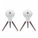Devialet Treepod Phantom I Stands (Pair), Iconic White Front View 2