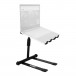 UDG Ultimate Adjustable Laptop Stand, Black - Angled 2 (Laptop Not Included)