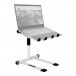 UDG Ultimate Adjustable Laptop Stand, White - Angled 2 (Laptop Not Included)