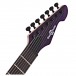 Harlem S 7-String Fanned Fret Guitar by Gear4music, Purple Sparkle