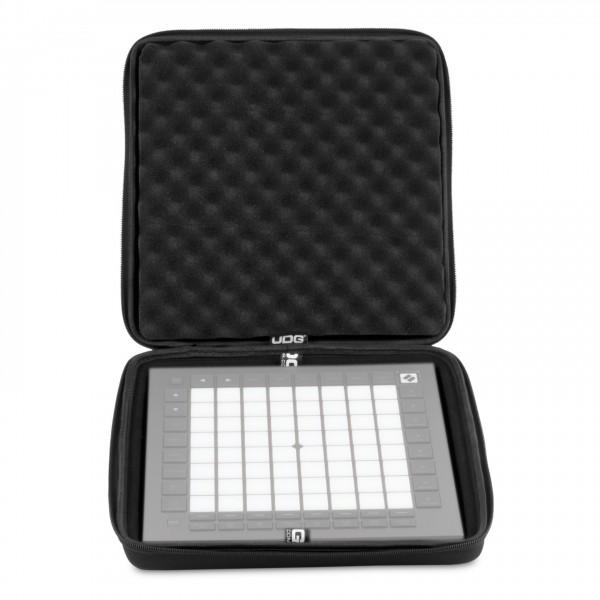 UDG Creator Novation Launchpad Pro MK3 Hardcase, Black - Angled Open (Launchpad Not Included)