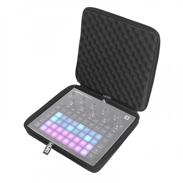 UDG Creator Novation Circuit Tracks/Rhythm Hardcase, Black - Angled