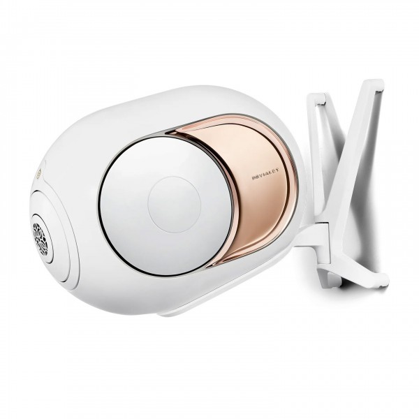 Devialet Gecko Phantom I Wall Mount (Single), Iconic White Front View 2