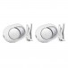 Devialet Gecko Phantom I Wall Mount (Pair), Iconic White Front View