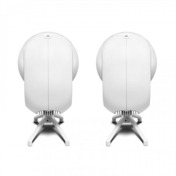 Devialet Gecko Phantom I Wall Mount (Pair), Iconic White Back View