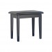 Stagg Piano Bench with Storage, Black Vinyl, Gloss Black