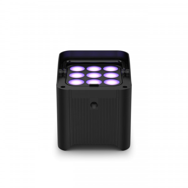 Chauvet DJ Freedom Par H9 IP, Pack of 4 with Carry Bag - Front, with Diffuser