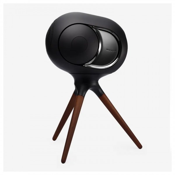 Devialet Treepod Phantom I Stand (Single), Matte Black Side View 2