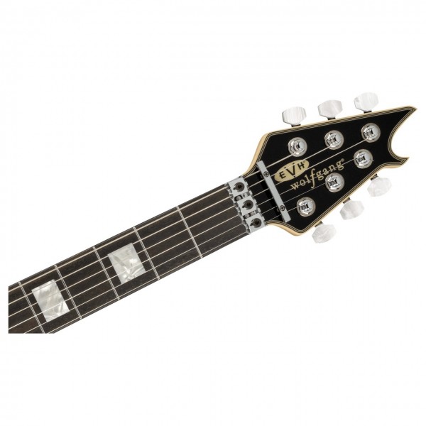 EVH MIJ Series EVH Signature Wolfgang, Ivory - Headstock Front