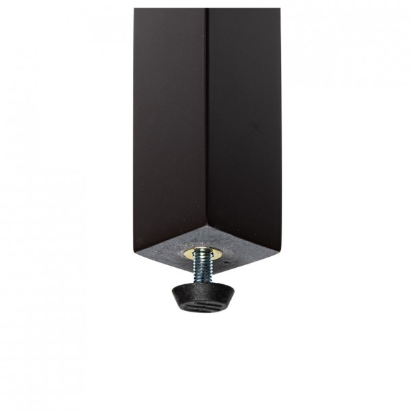 Stagg Hydraulic Piano Bench, Black Velvet, Matte Black Leg
