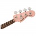 Squier FSR Affinity Jaguar Bass H, Shell Pink - Headstock Front