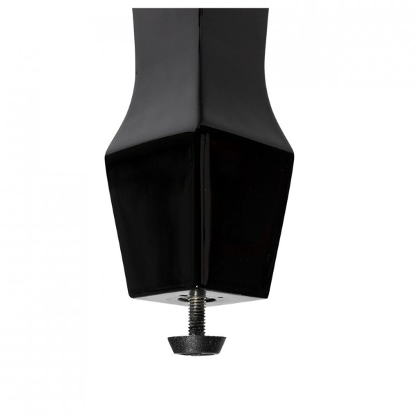Stagg Concert Hydraulic Piano Bench, Black Vinyl, Gloss Black Leg