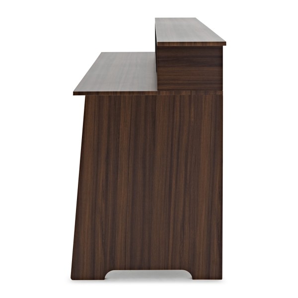 modul 3-Tier Pro Audio 8U Studio Desk, Walnut