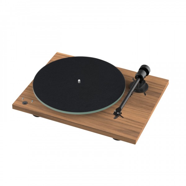 Pro-Ject T1 Phono SB Turntable (Cartridge Included), Walnut Front View 2