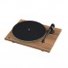 Pro-Ject T1 Phono SB Turntable (Cartridge Included), Walnut Front View 2