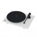 Pro-Ject T1 Phono SB Turntable (Cartridge Included), White Front View 2