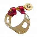 BG Tenor Saxophone Ligature Duo Metal, 24K Gold Plated