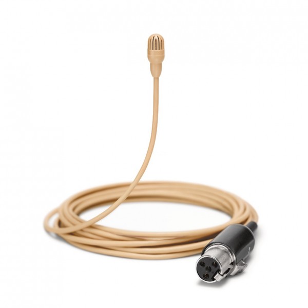 Shure Twinplex TL47T/O-MTQG-A Lavalier Microphone, Tan - Front