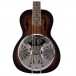 Gretsch G9230 Bobtail Deluxe Resonator Guitar, Square Neck, Sunburst front close up view