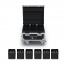 Chauvet DJ Freedom Flex H9 IP Uplighter, Pack of 6 with Charging Case