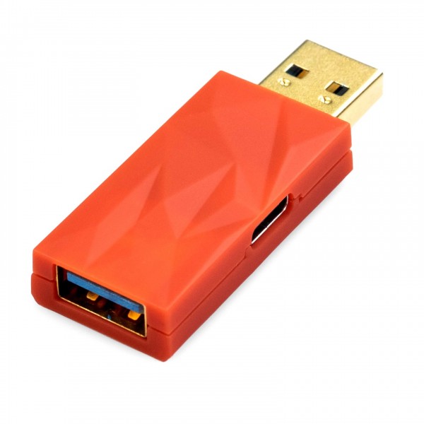 iFi Defender Plus USB Ground Loop Isolator - Rear Angled