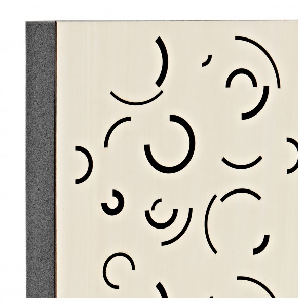 G4M Acoustics Curves 60 x 60cm Panel, Poplar