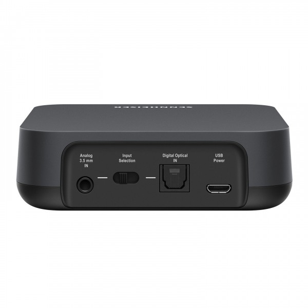Sennheiser BT T100 Bluetooth Audio Transmitter Back View