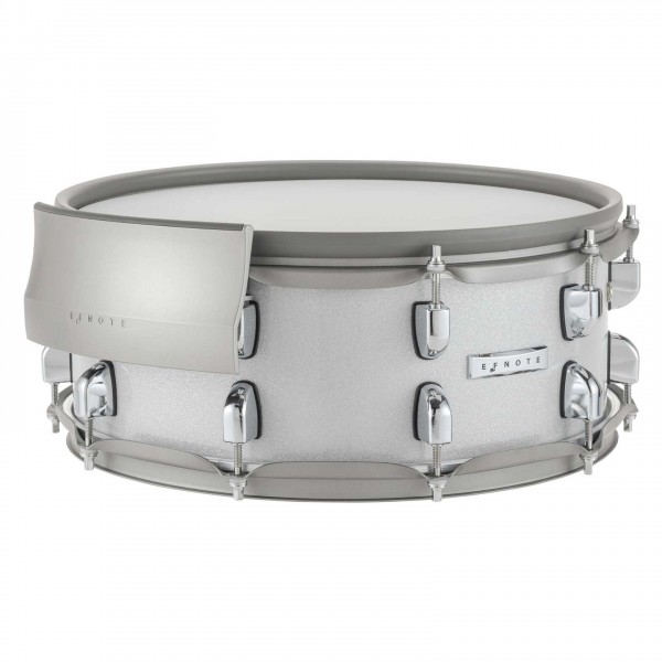 Ef-Note 7 14 x 5.5'' Snare Drum Pad, White Sparkle - Back