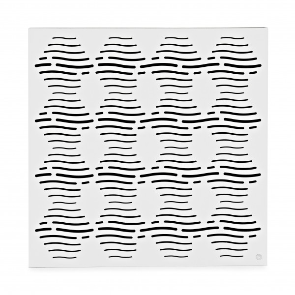 G4M Acoustics Waves 60 x 60cm Panel, White