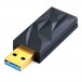 USB Noise Filter, USB-A to USB-A - Angled Flat Rear 3