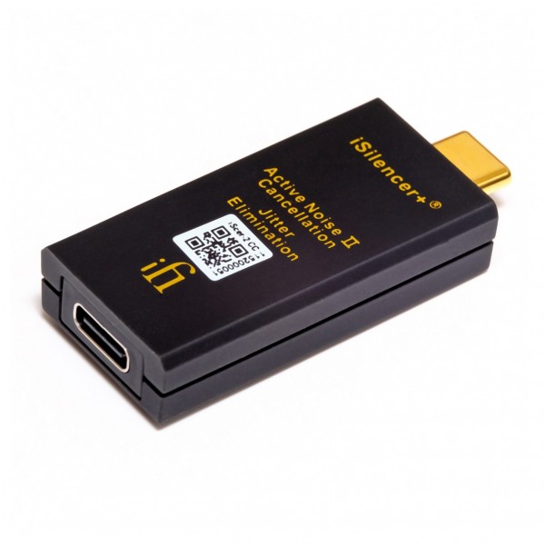 iFi iSilencer+ Noise Filter - Angled Flat Rear 2 iFi iSilencer+ Noise Filter - Angled Flat 2