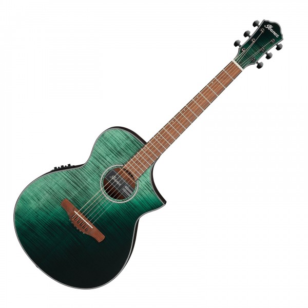 Ibanez AEWC32FM, Dark Green Sunset Fade High Gloss