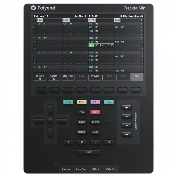 Polyend Tracker Mini Portable Audio Workstation | Gear4music