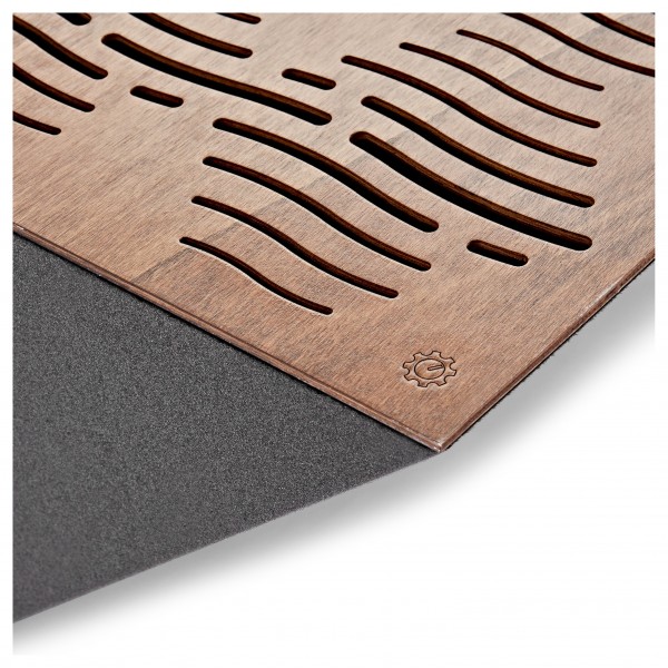 G4M Acoustics Waves 60 x 42cm Corner Panel, Walnut, Pair