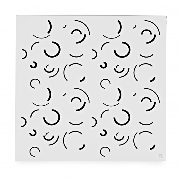 G4M Acoustics Curves 60 x 42cm Corner Panel, White, Pair