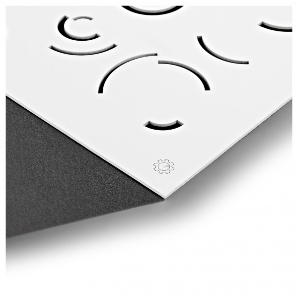G4M Acoustics Curves 60 x 42cm Corner Panel, White, Pair