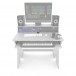 Sound Desk Compact, White - Front (Music, Rack and Computer Equipment Not Included)