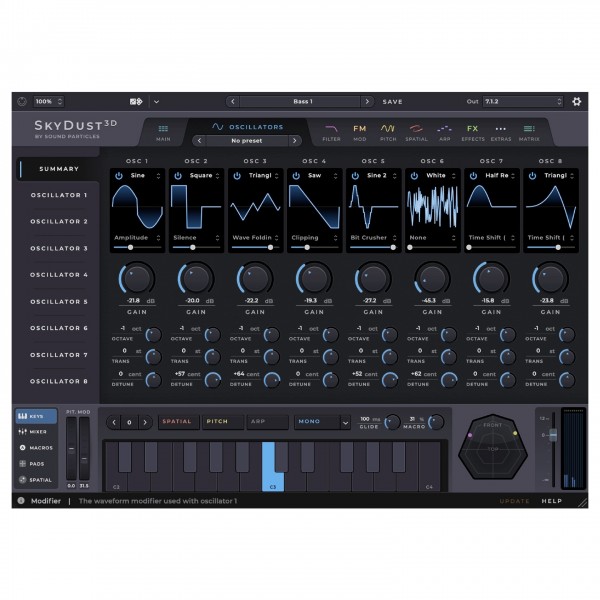 Sound Particles SkyDust 3D - Oscillator