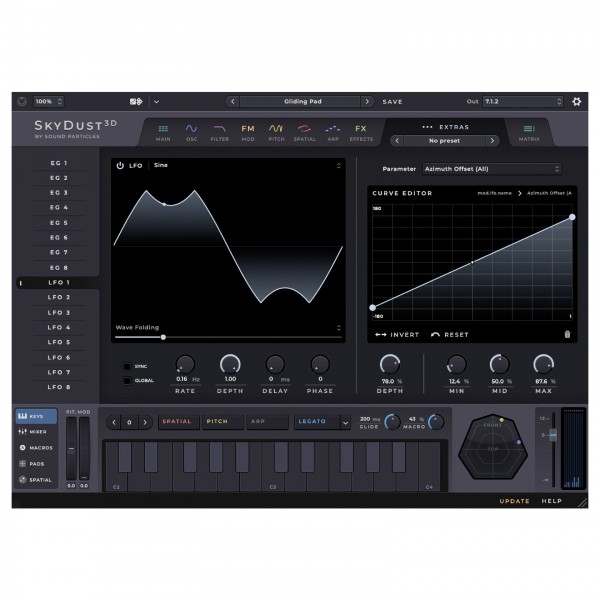 Sound Particles SkyDust Stereo - Envelope Generator