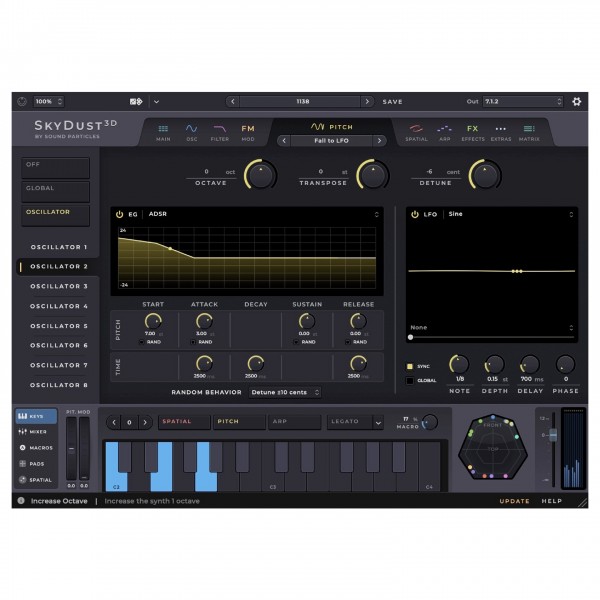 Sound Particles SkyDust Stereo - Pitch 