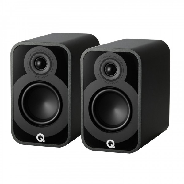 Q Acoustics Q 5010 Bookshelf Speakers, Satin Black (Pair) Main View