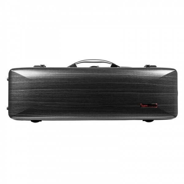 BAM 2018XL Hightech Oblong Violin Case, Black Lazure