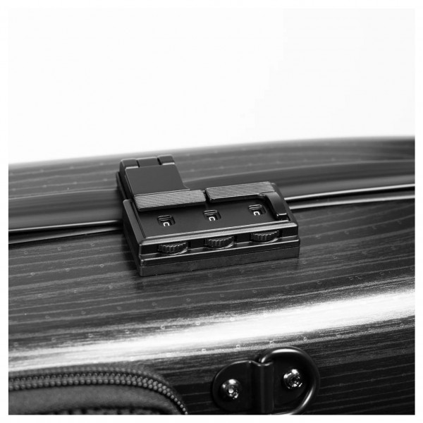 BAM 2018XL Hightech Oblong Violin Case, Black Lazure Hinge