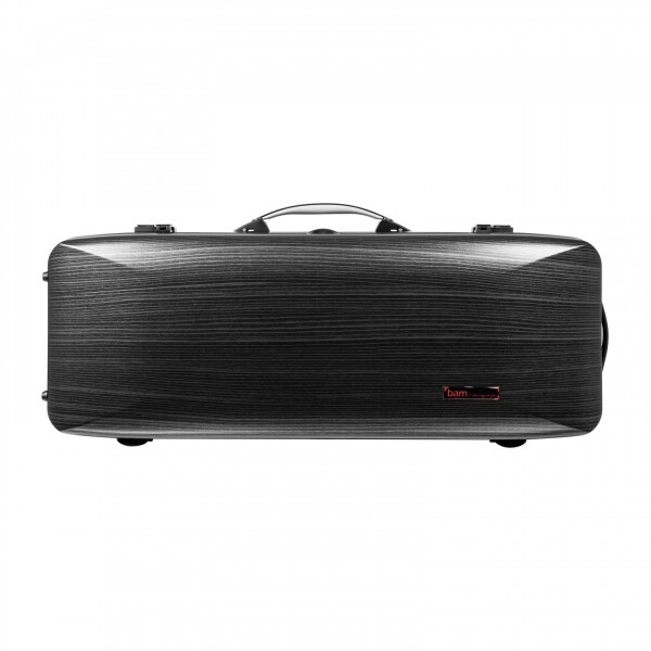 BAM 5301XL Hightech Oblong Viola Case, Black Lazure