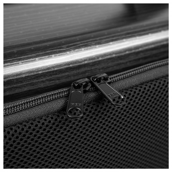 BAM 5301XL Hightech Oblong Viola Case, Black Lazure Zip