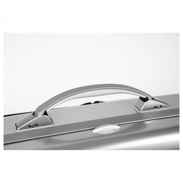 BAM 5301XL La Defense Hightech Oblong Viola Case, Brushed Aluminium Handle