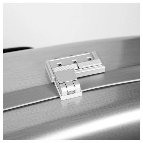 BAM 5301XL La Defense Hightech Oblong Viola Case, Brushed Aluminium Lock