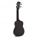 Luna Vintage Soprano Ukulele, Black Satin